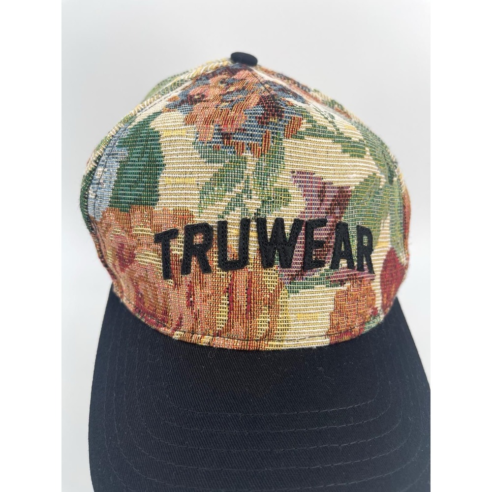 TRUWEAR 25th Limited Edition Snapback Hat Floral Tapestry Cap Adult OSFM - Picture 2 of 7